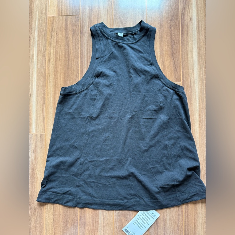 NWT Lululemon Long Cotton Crewneck Tank Top - size S
